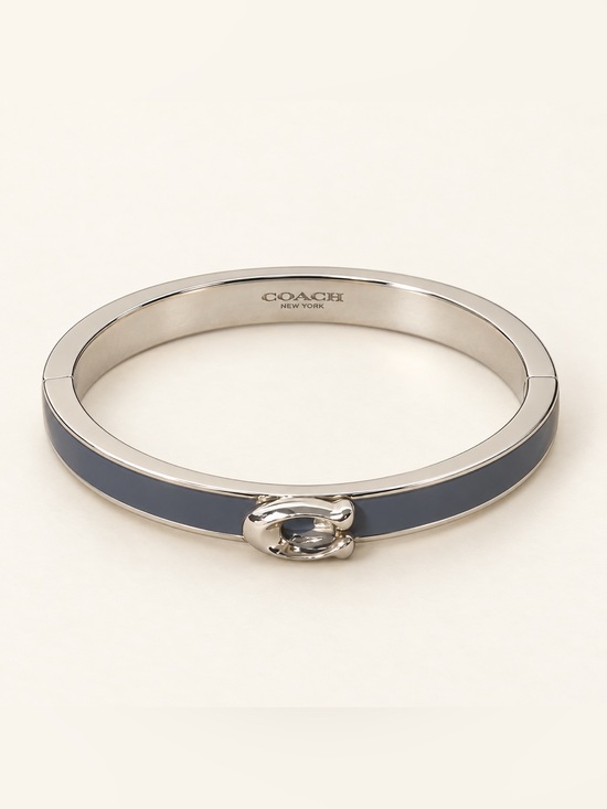 Coach Jewelry - Coach Silver Hinged Bracelet